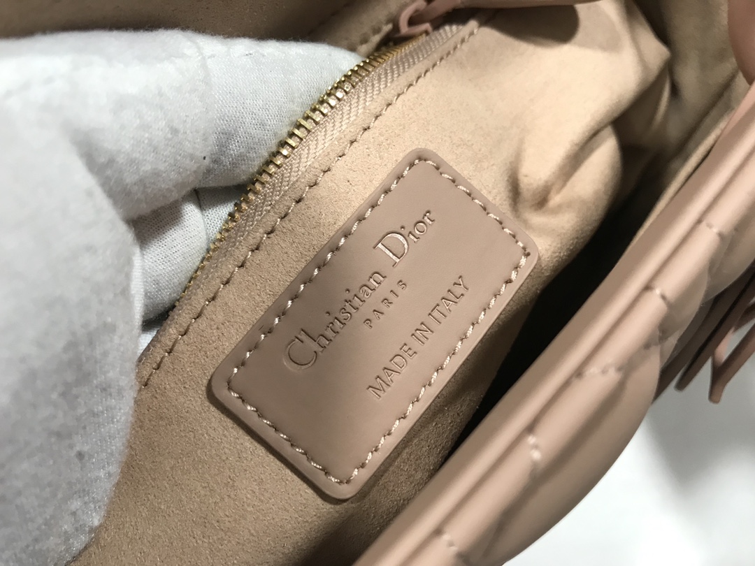 Medium Lady Dior Bag Biscuit Ultramatte Cannage Calfskin